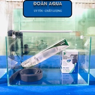 Fish Tank Size 50x30x30cm 5mm Glass Grinding Full Computer Adhesive Hides Super Sharp Glue. Free Poo