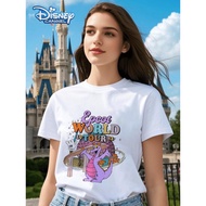 Disney Women's Epcot World Tour Graphic T-Shirt - Tropical Dragon Print Oversized Loose Fit Tee, Bla