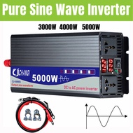 Inverter 3500W/5000W 12v/24v อินเวอร์เตอร์ หม้อแปลงไฟฟ้า ตัวแปลงไฟ แปลงไฟรถยนต์ อินเวอร์เตอร์เพรียวซ้ายเวฟ พร้อมส่งในไทย pure sine wave inverter