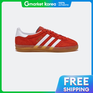 adidas | รองเทาผาใบผหญง Adidas รน Sneakers แบบสวม สแดงขาว สำหรบใสในบาน นำหนกเบา สวมใสสบาย แฟชน