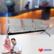 Waiting Area 3-Seater Chrome Link Chair (Silver Chrome Color) L1330MM X D670MM X H780MM