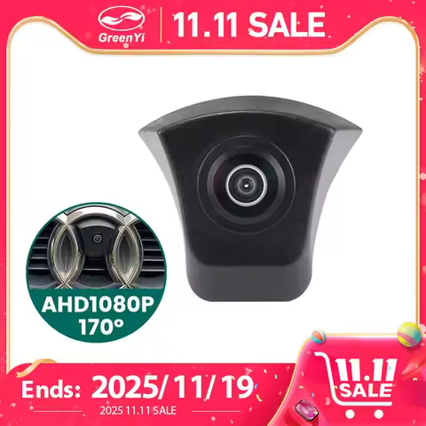 GreenYi 170° AHD Car Front View Camera For Audi A3 8P A6 C7 C6 A4 B8 B6 B9 A1 TT MK2 A8 D3 Q7 4L Q3 