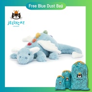 JELLYCAT ตุ๊กตา 100% ของแท้ Sky Dragon 50CM/66CM