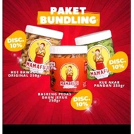 3in1. Get 3 types ( basreng, root cake, onion cake) Azara fuji