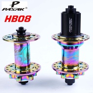PASAK HB08 MTB Hub 32H/36H 4-Bearing 6-Pawl Loud Sound - 12 Speed HG/MS/XD Thru-Axle QR Interchangea