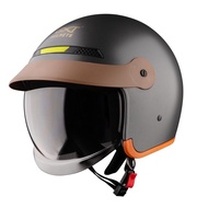 Mũ Bảo Hiểm Royal Chính Hãng GXT M139 Luxury Kính Âm Kết Hợp Lưỡi Trai Nón Bảo Hiểm Royal 3/4 Hợp Na