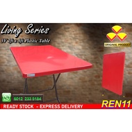 2ft x 3ft Plastic Table with Metal Leg / Meja Lipat / Foldable Table / Plastic Table