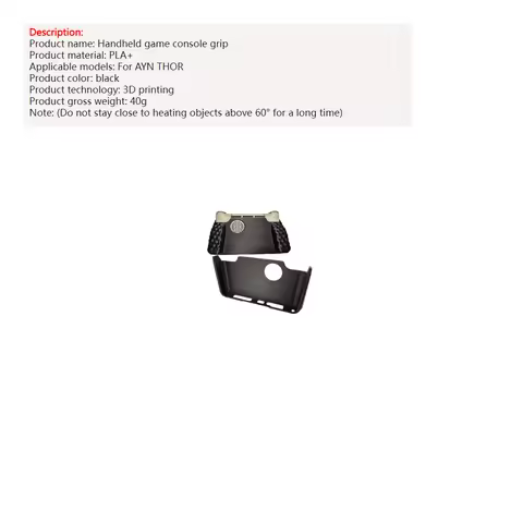 For AYN THOR Handle Controller DIY Controller 3D Printed Grip Handle For AYN THOR Game Console Holdi