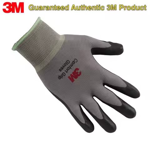 3M Work Gloves Comfort Grip Wear-resistant Slip-resistant Gloves Anti-labor Safety Gloves Nitrile Ru