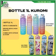 1L Sports Large Capacity Water Bottle School Girl Children Kawaii Cute Drinking Cup Kids Water Bottl