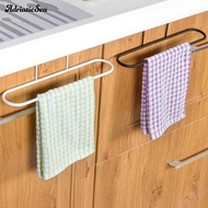AD_Iron Towel Rack Kitchen Cupboard Hanging Cloth Organizer Sponge Holder Hanger