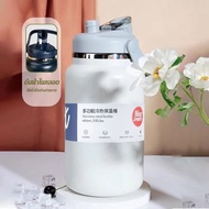 4600ml กระบอกน้ำเก็บอุณหภูมิ 4.6L ขวดน้ำสแตนเลส กระบอกน้ำ กระบอกน้ำเก็บความเย็น แก้วน้ำ ถ้วยน้ำความจ