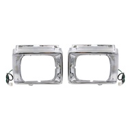 ถาดเบ้าไฟหน้า ชุบเงิน ซ้าย-ขวา 1 คู่  โตโยต้า ไฮลักซ์  ปี 2522 - 2526  Toyota Hilux N30 N40 2WD LN30