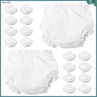 20 Pcs Baby Dolls for Girls Panties Outfit Stuff Underwear 7.00X7.00X0.10CM White  daicoltd
