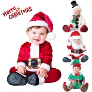 Warm Breathable Santa Claus Elf Cosplay Costume Ideal Christmas Gift For Kids