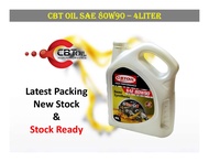 CBT OIL - SAE80w90 4L GL-5 Gear Oil Manual Transmission Fluid Semi Synthetic SAE80w90 4Litre Minyak 
