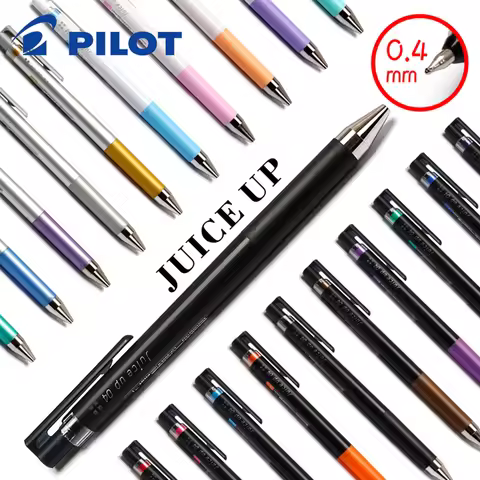 1 Pcs PILOT New Juice Gel Pen 0.4mm LJP-20S4 Student Diy Black Cardboard Hand Account Dedicated Colo
