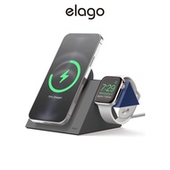 elago MS5 Duo Charging Stand Compatible for MagSafe Charger, iPhone 16/15/14/13/12 Series, Apple Wat