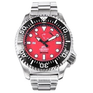 BNIB Orient Auto 300M Professional Diver EL02003H RED DIAL STAINLESS STEEL Men's Watch