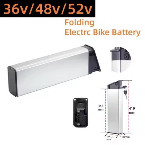 36V48V52V Folding Ebike Battery Pack 36V 18.2ah 24.5ah 48V 13ah 15ah 17.5ah 52V 13ah 17.5ah for Fold
