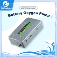 【DDC AQUA】 Emergency Battery Powered Air Pump With Free Silicone Air Hose and Air Stone Aerator Oxygen For Fish