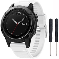 Silicone Watch Band Wristband Strap For Garmin Fenix 5/Forerunner 935