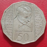 Uang Koin Kuno Luar 50 Cents Commemorative Australia Tahun 1995