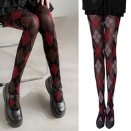 HAN Stylish Preppy Socks - Stretchy Argyle Plaid for Everyday Wear