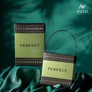🌙Ready Stock🌙Hari Raya Premium PERFECT Green Portable Gift Box/Biscuit Box/Door Gift/Wedding Gift/Kotak bakeri