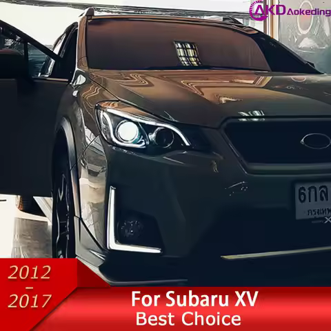 Car Headlights for SUBARU XV LED Headlight 2012-2017 Headlights XV DRL Turn Signal High Beam Angel E