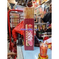 MERAH Hio Hio | Samkai 888 incense, fish series, pagoda, 30 sticks, 3 hours, 49 Cm red