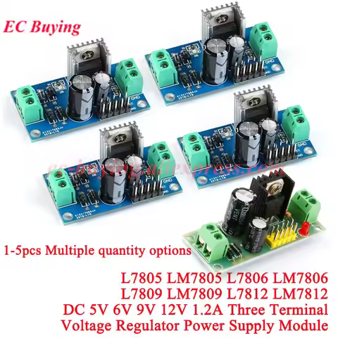 L7812 LM7812 L7805 LM7805 L7809 LM7809 DC/AC Three Terminal Voltage Regulator Power Supply Module Ch