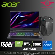 Acer Nitro 5 AN515-58-7534 15.6" FHD 165Hz Gaming Laptop ( I7-12650H, 16GB, 512GB SSD, RTX3050 4GB, 