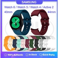 Samsung Galaxy Watch 6 / Watch 5 / Watch 4 / Active 2 / Gear S3 Soft Silicone Watch Strap Band 20mm 22mm (High Quality)