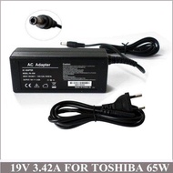 19V 3.42A 65W AC Adapter Charger Carregador de Bateria Portatil  For Toshiba Satellite L455-S5000 A505 A505-s6005 ADP-65JH DB