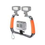 Diving Rig Dive Tray Mount Video Light Handheld Stabilizer for GoPro Insta360 DJI Action Camera Wate