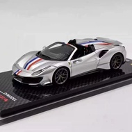 Ferrari 488 pista car model 1:43 Metal car model Collectible-level racing car ornament