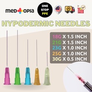 Disposable Hypodermic Needle Jarum Picagari Needle Syringe 18G | 21G | 23G | 25G | 30G (1pcs)