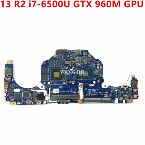 For Dell Alienware 13 R2 Laptop Motherboard 0VC62V 0V3TCJ 0NHYX3 CN-0NHYX3 LA-C901P W i7-6500U CPU G