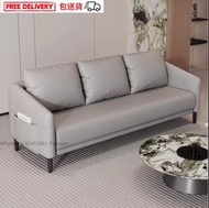 減價💎科技皮實木梳化 🔥 PU leather sofa Leathaire sofa 沙發 科技皮梳化 科技皮沙發 三人梳化 二人梳化 小梳化 三人沙發 二人沙發 小沙發 cheap sofa 3 