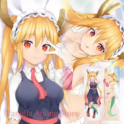Dakimakura Tohru Kobayashi’s Maid Dragon Anime Double-Sided Print Body Pillow Cover Life-Size Pillow