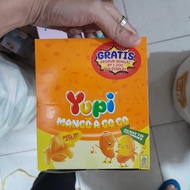 Yupi Permen gummy Mango A Go Go mangga per Box ( isi 24 )