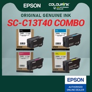 Epson T40 Genuine Ink Black 80ML Cyan Magenta Yellow 50ML for Surecolor SC-T3130N SC-T3130M C13T40B1