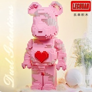 Lego Nano Gear Size Jumbo-Lechuan 67104 Pink Bearbrick 8038pcs