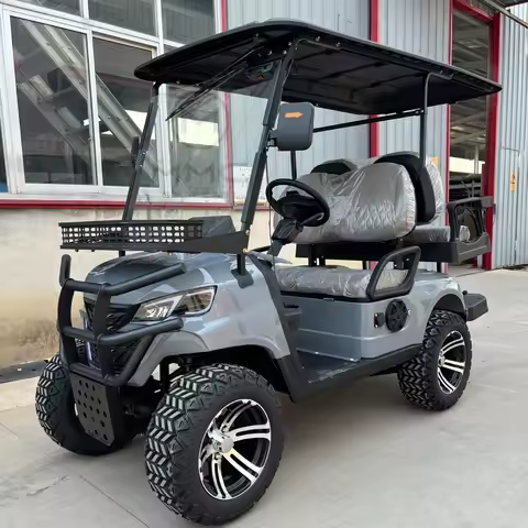 Hot Selling 48V 72V 2-4-6 Seater Side by Side 4*4 Electric Golf Cart Customized color Support Sights