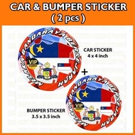 Team Melaka - Car Sticker & Bumper Sticker/Motor Sticker