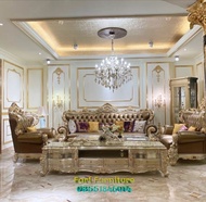 Kursi Sofa Tamu Mewah Sultan Furniture Jepara