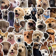 【50pcs】Funny Dog Stickers Kawaii Pets Stickers Waterproof Sticker For Laptop\Phone\Suitcase Decorati