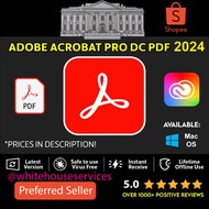 Adobe Acrobat Pro PDF Creative Cloud All Apps Photoshop Illustrator LIFE TIME Windows PC/MAC 2024