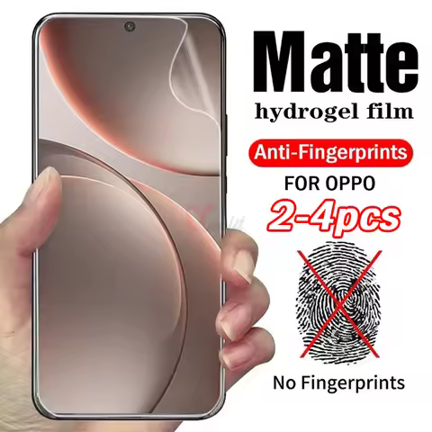 2-4pcs Matte Silicone Hydrogel Film for Oppo Find X9 X8 Pro X8s+ Screen Protector for Find X8 Ultra 